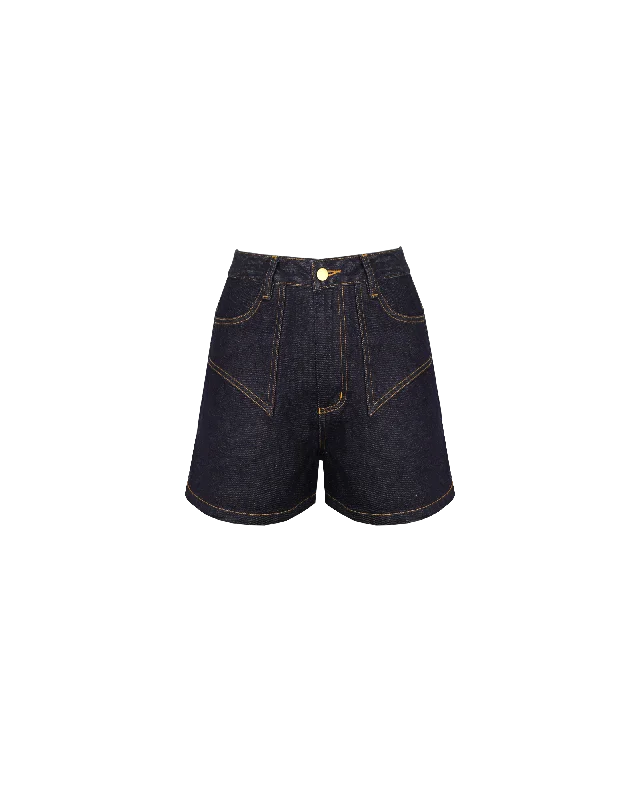 CLOVER DENIM SHORT UNWASHED