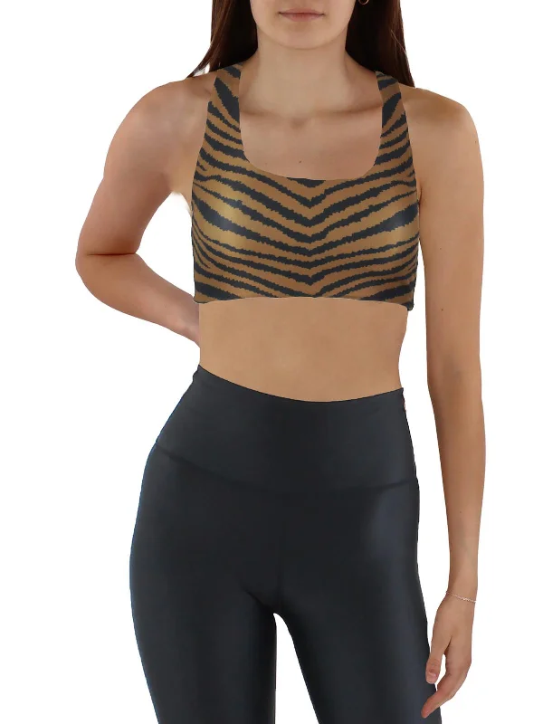 Womens Printed Fitness Sports Bra