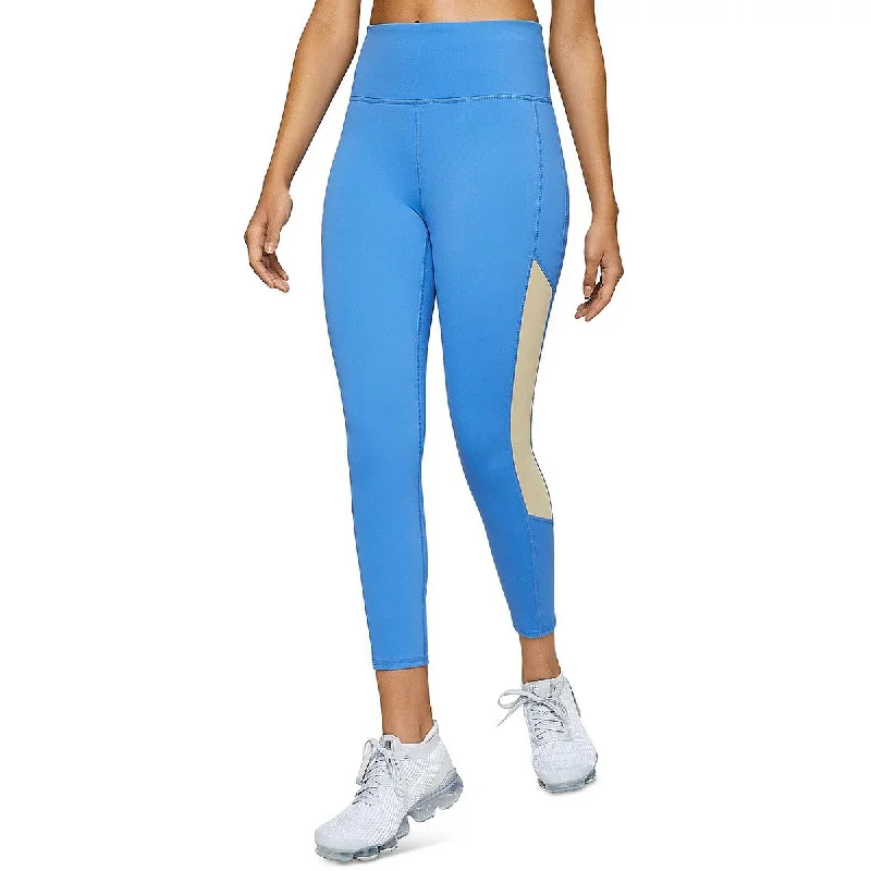 Womens Mesh Inset Workout Athletic Leggings