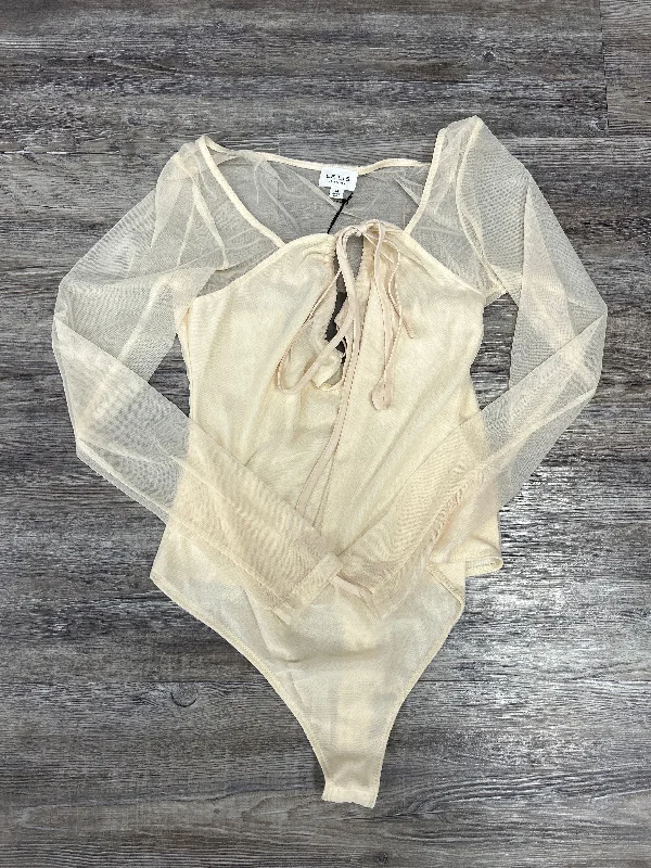 Bodysuit By Lelis In Cream, Size: M