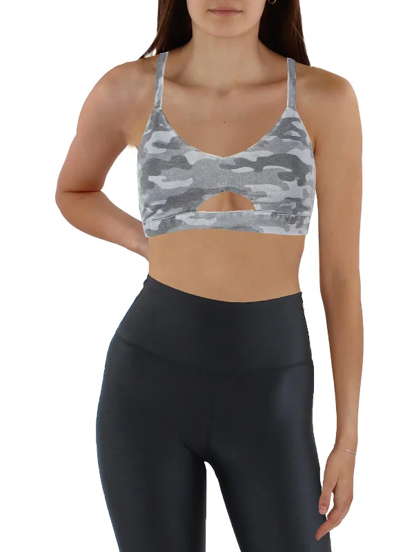 Womens Camouflage Fitness Sports Bra