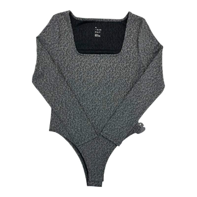 Bodysuit By A New Day In Grey, Size: M