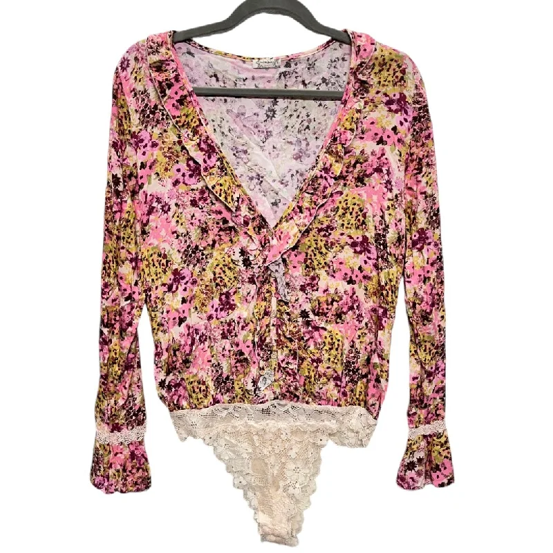 Bodysuit By Free People In Pink, Size: S