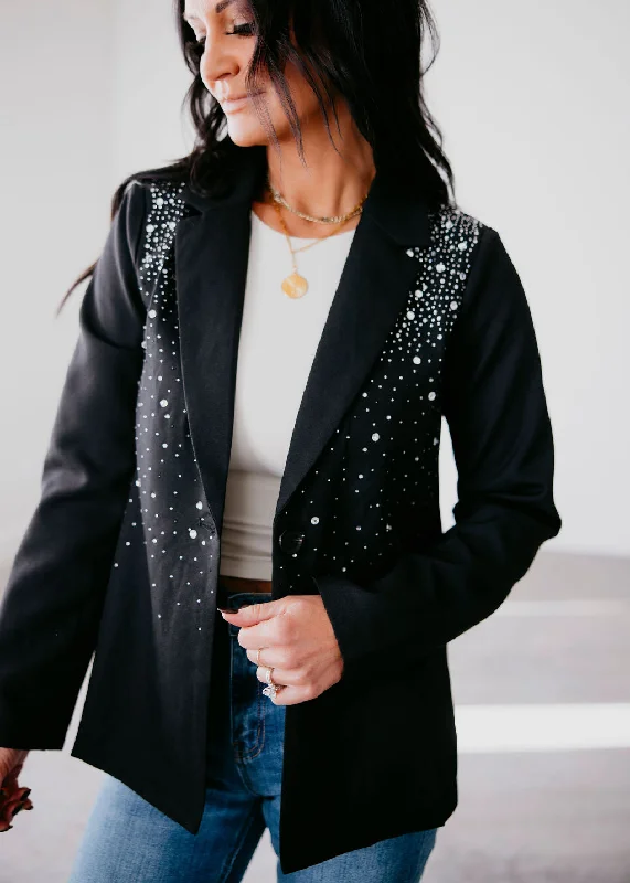 Mea Rhinestone Studded Jacket