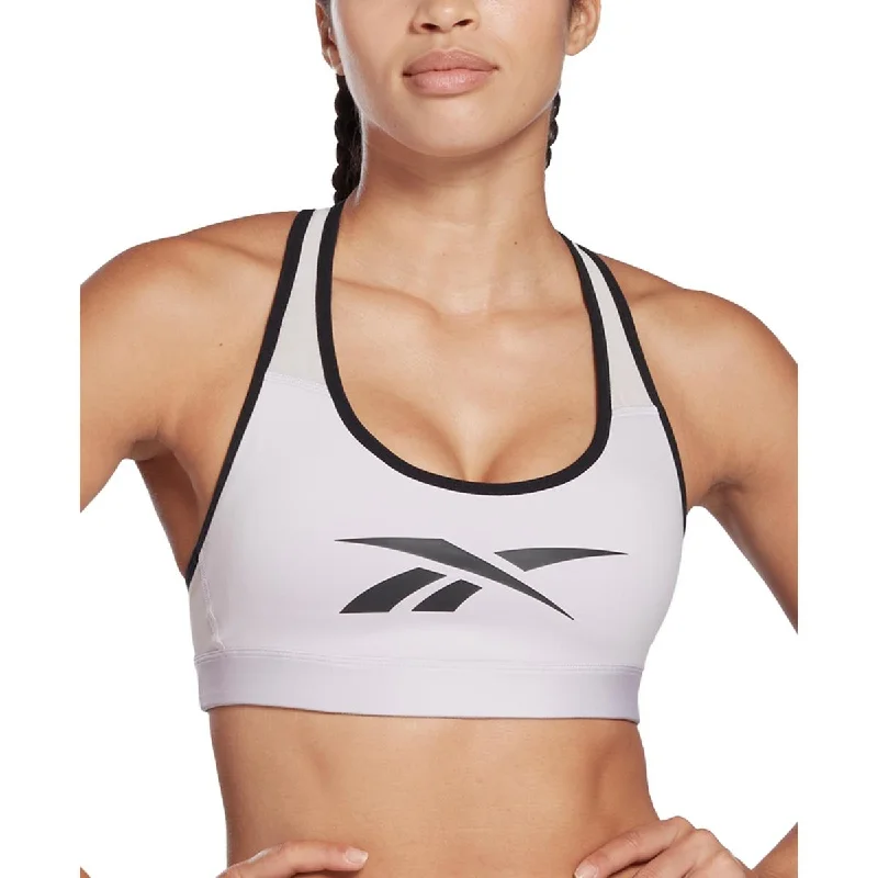 Lux Vector Womens Racerback Medium Impact Sports Bra