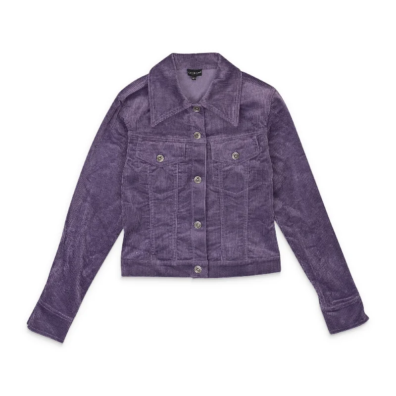 CALLIPYGIAN STRETCH PURPLE CORDUROY JACKET