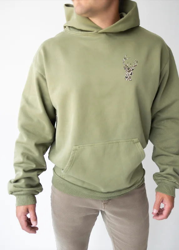 Steed Camo Logo Graphic Hoodie