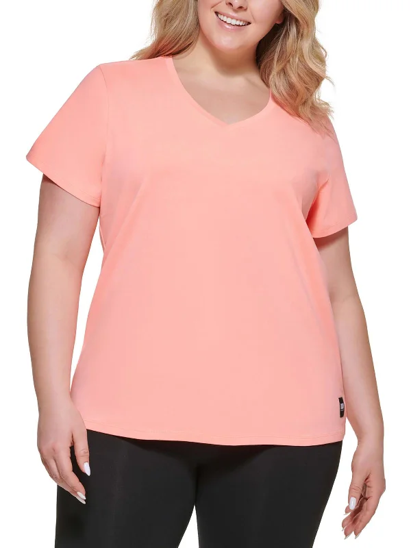 Womens Wicking Stretch Workout Pullover Top