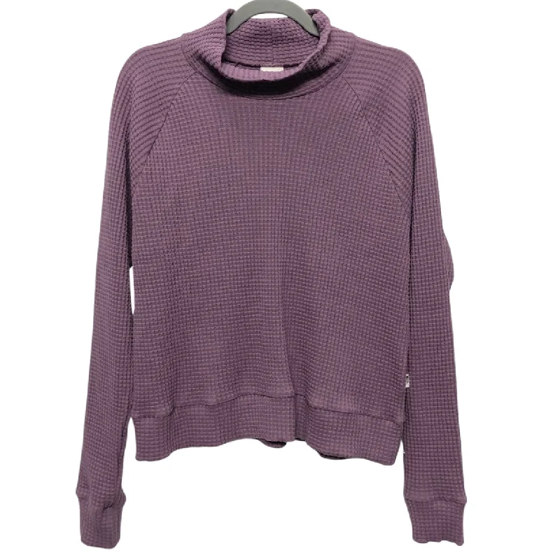 Athletic Sweatshirt Crewneck By The North Face In Purple, Size: M