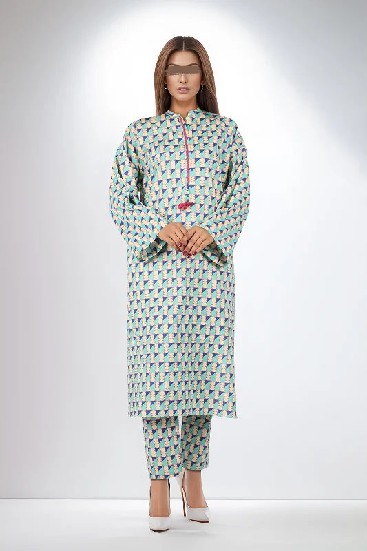 Printed Cambric Stitched 2 Piece (Shirt/Trouser)