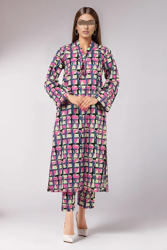 Printed Cambric Stitched 2 Piece (Shirt/Trouser)