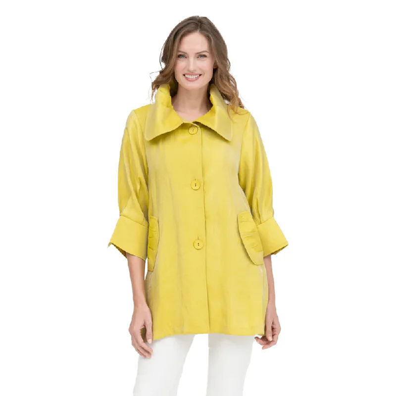 Damee Signature Swing Jacket in Yellow - 200-YLW - Sizes S & M