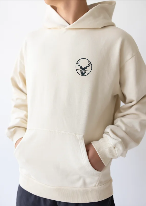 Steed Deer Logo Graphic Hoodie