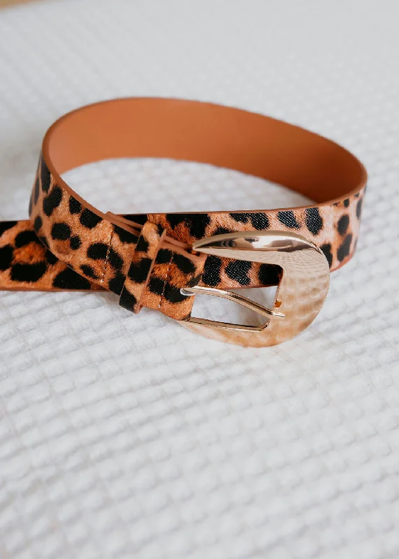 Bennie Leopard Print Belt