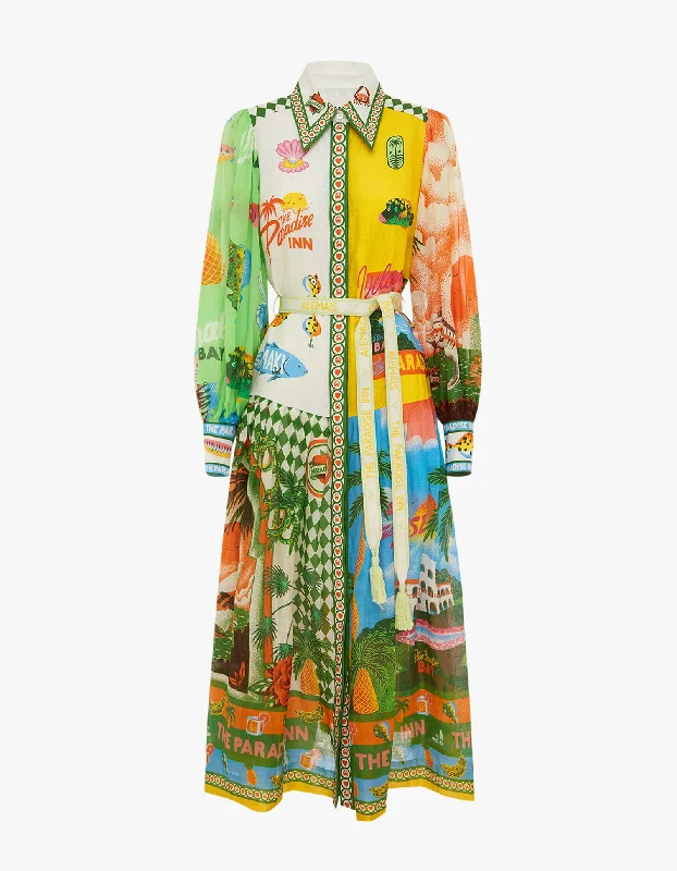 Paradiso Shirtdress - Multi