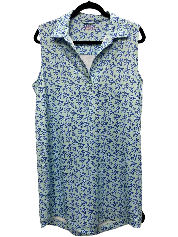 Dress Casual Short By Vineyard Vines In Blue, Size: L