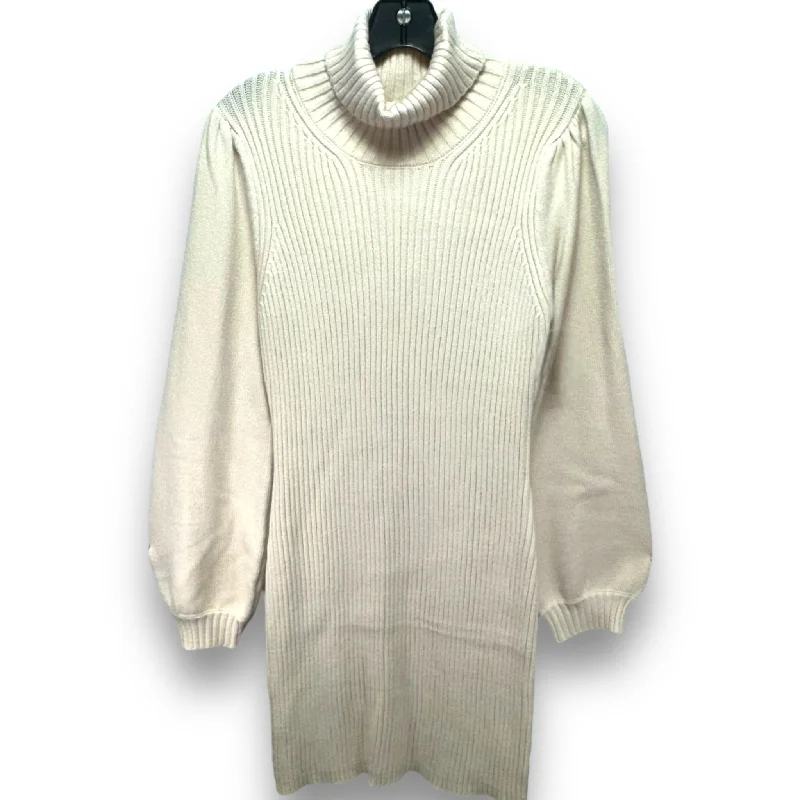 Dress Sweater By Lulus In Cream, Size: L