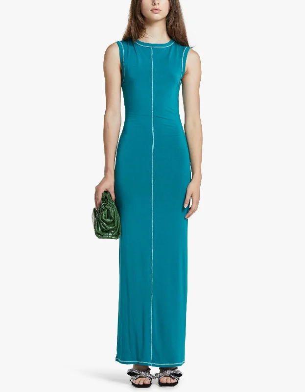 Inez Dress - Marine Green