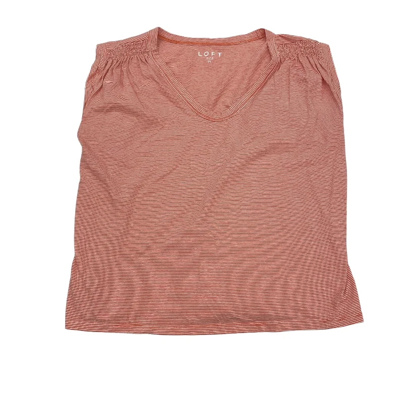 ORANGE TOP SS by LOFT Size:M