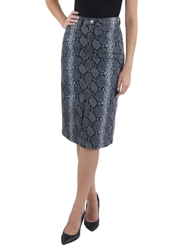 Womens Pencil Slit Pencil Skirt