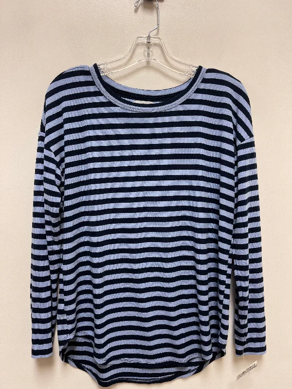 Top Long Sleeve By Lou And Grey In Blue, Size: M