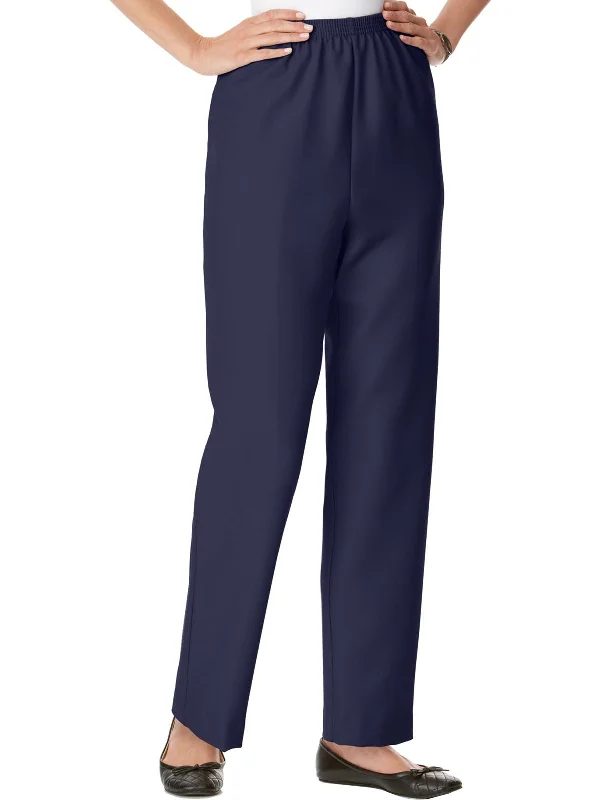 Womens High Rise Comfort Waist Pants