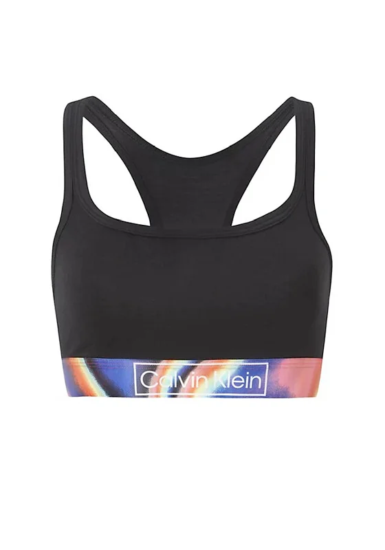 Calvin Klein Pride Organic Cotton Bralette, Black