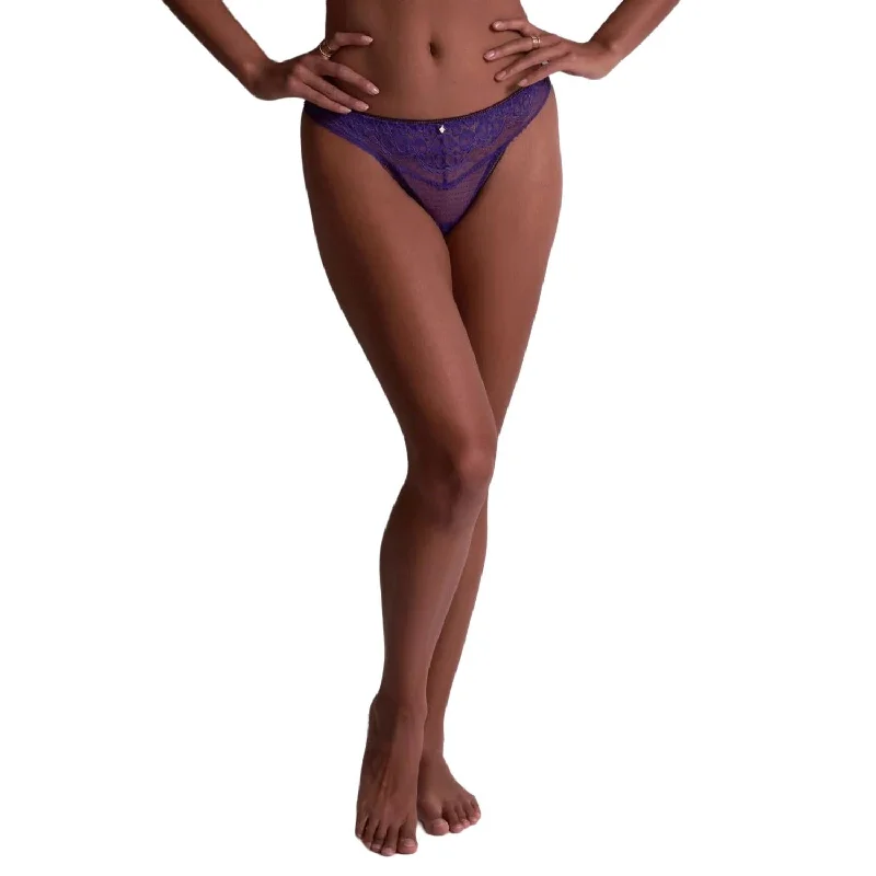 Illusion Fave Tanga Panties In Ultra Violet