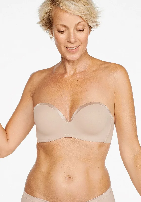 Naturana Multiway Underwired Strapless Bra, Light Beige