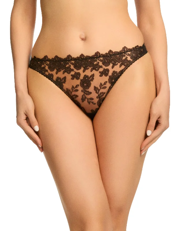 Rose Glambition G-String - Black